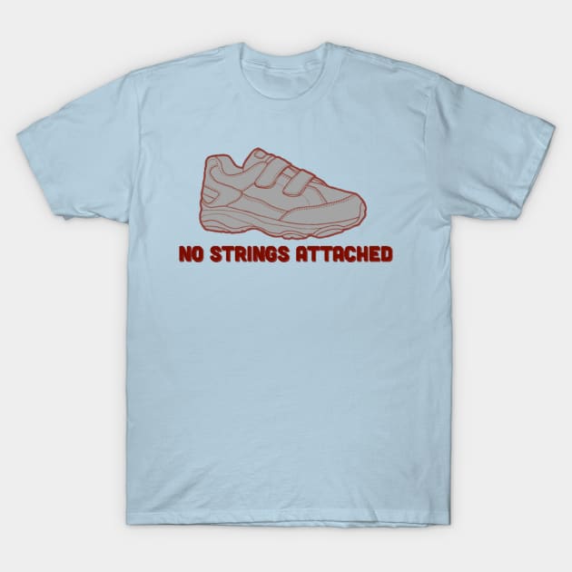 No Strings Attached T-Shirt by FolkBloke